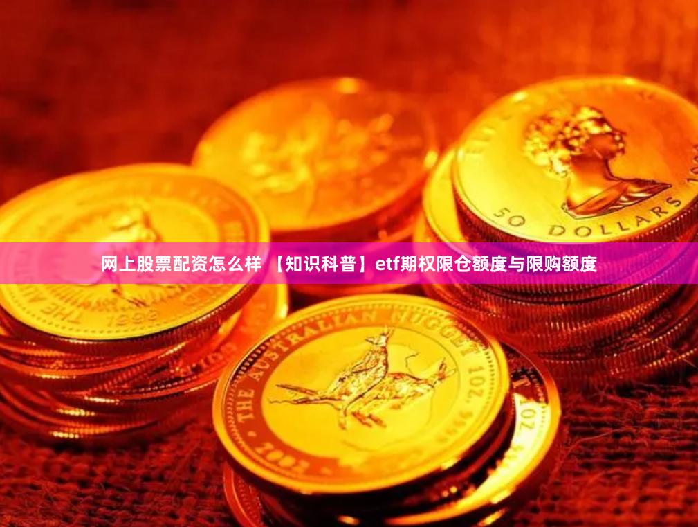 网上股票配资怎么样 【知识科普】etf期权限仓额度与限购额度
